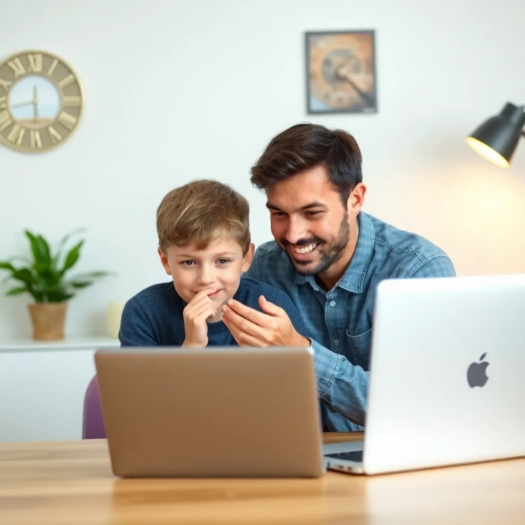 Desktop computer met investeringsportefeuille analyse software