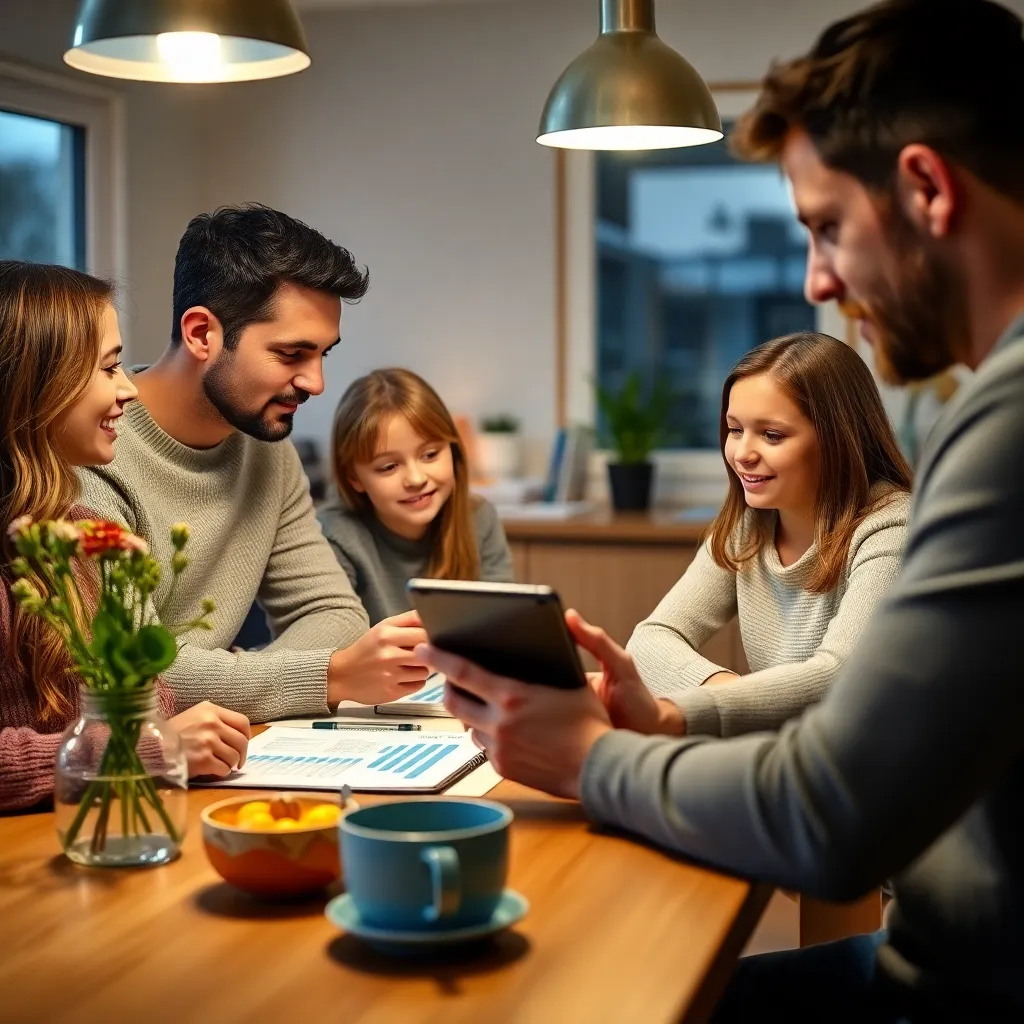 Nederlandse vrouw kijkt bezorgd naar rekeningen terwijl ze aan het rekenen is